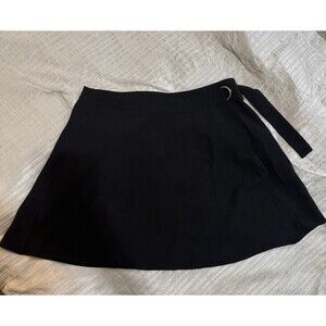 Women’s Black Wrap Waist Skirt Size L
